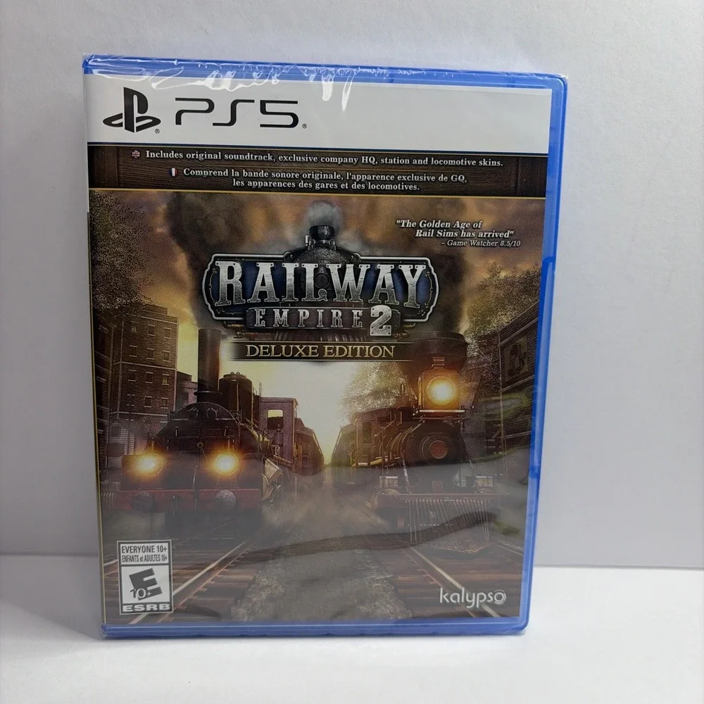 Railway Empire 2 Deluxe Edition - Sony PlayStation 5 - SEALED BRAND NEW